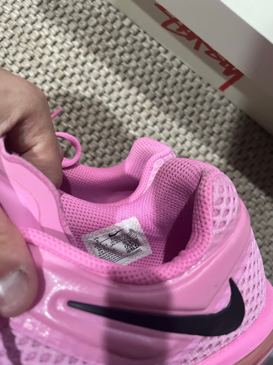 나이키x스투시 에어맥스 2013 사이킥 핑크 270 상품이미지5