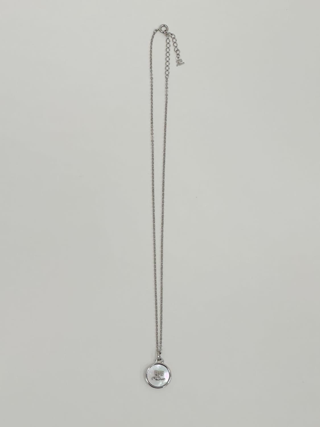 courreges / 꾸레쥬 자개 펜던트  목걸이  상품이미지3