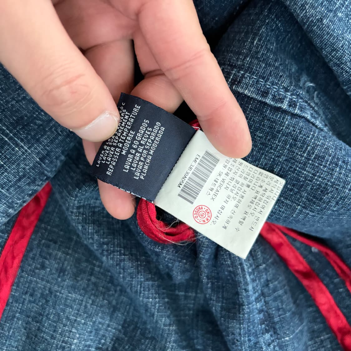 타미힐피거 빈티지 3B 데님자켓 M 상품이미지7