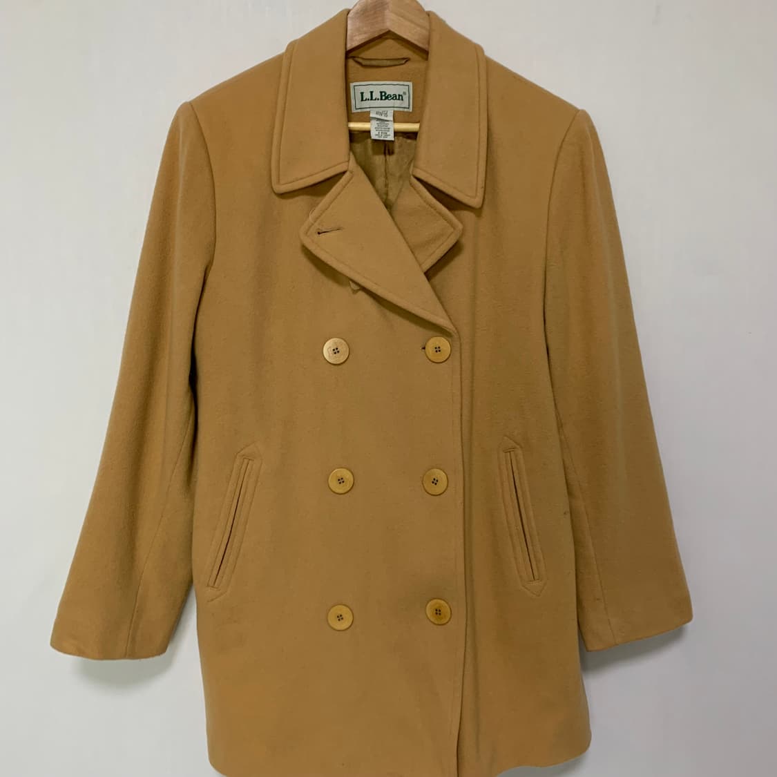 L.L.Bean 엘엘빈 카멜 더블 코트 빈티지 여성 상품이미지2