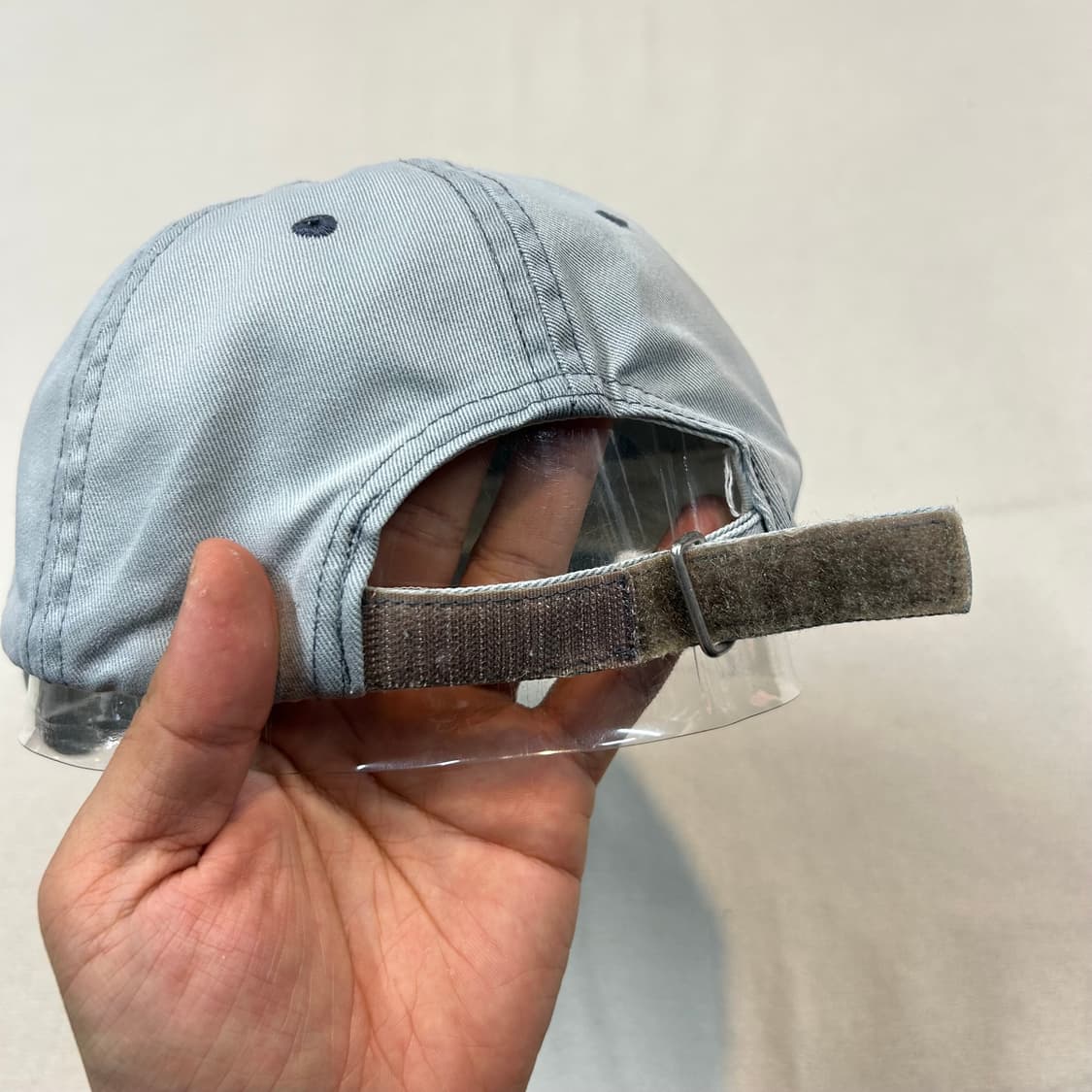 Free) 갭 GAP 볼캡 모자 하늘색 상품이미지5