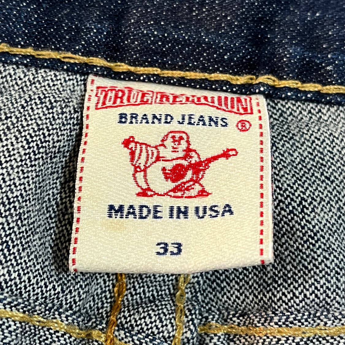 USA 트루릴리젼 와이드 데님팬츠 상품이미지4