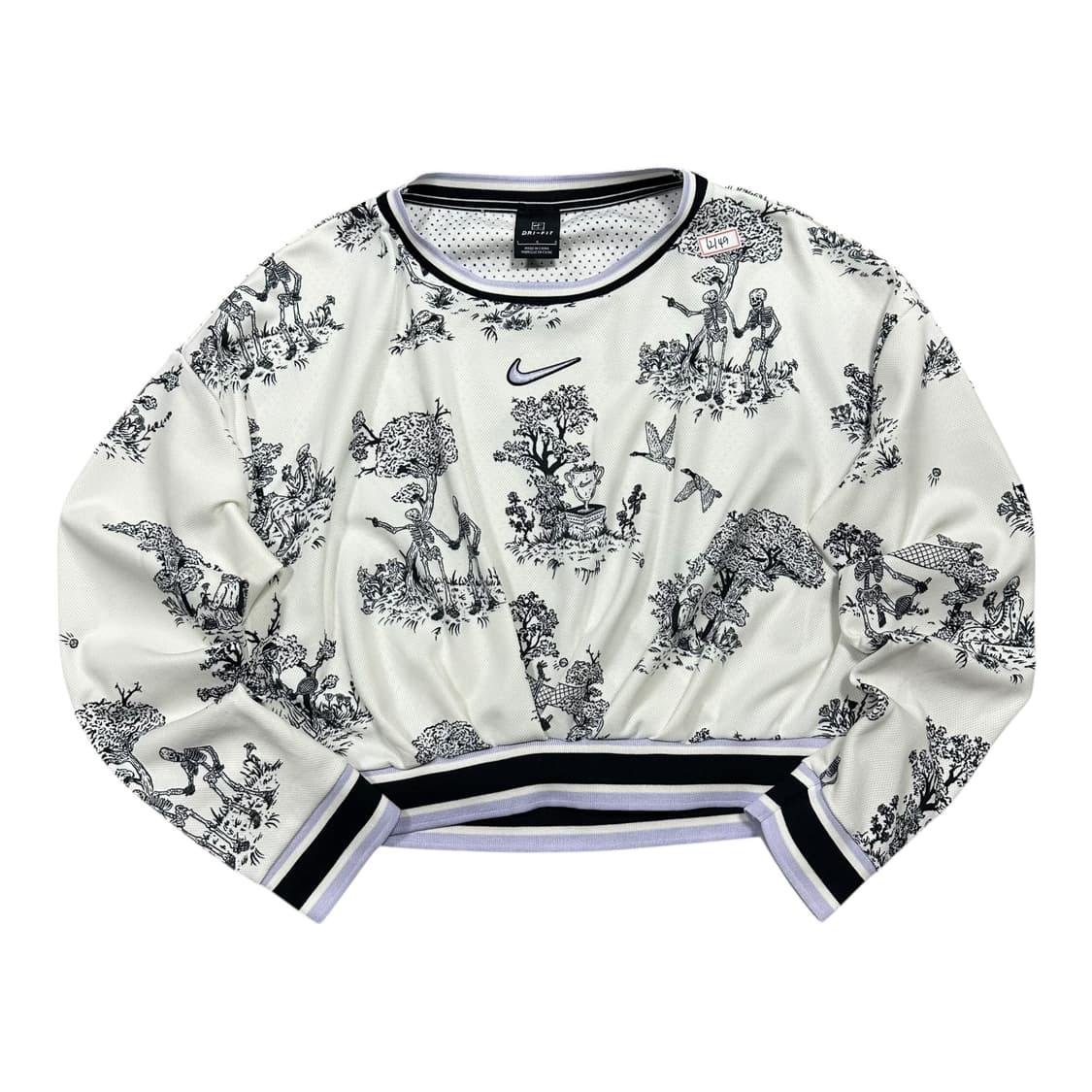 ✨ (바배) 나이키 메쉬 소재 크롭 롱슬리브 상품이미지1