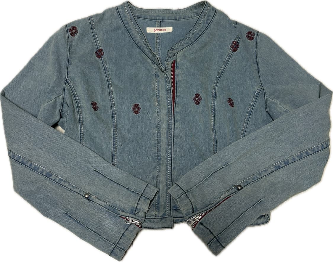 빈티지 플로럴 자수 자켓 상품이미지1