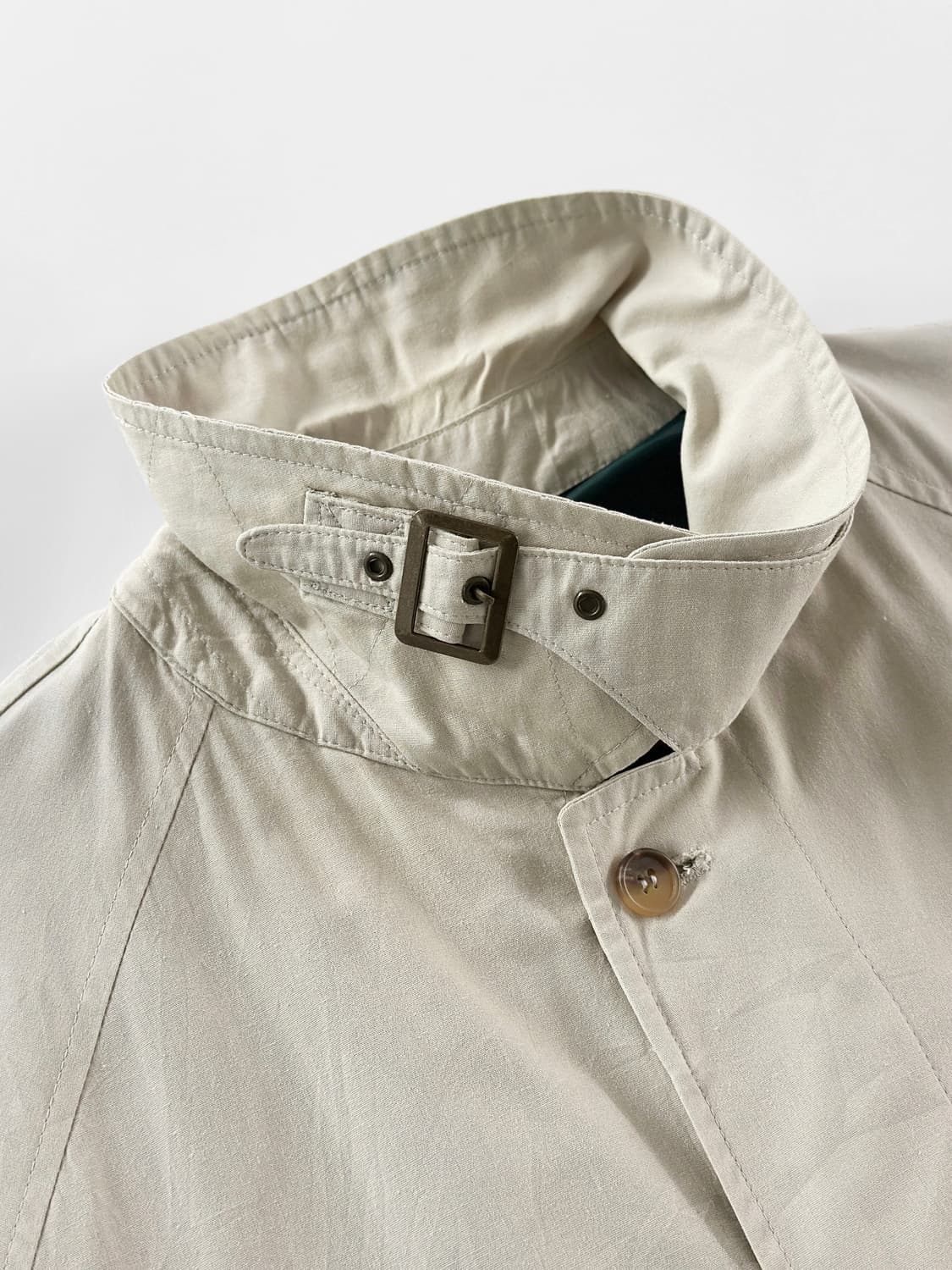 80~90s 빈티지 셀린느 코튼 발마칸 코트 상품이미지6