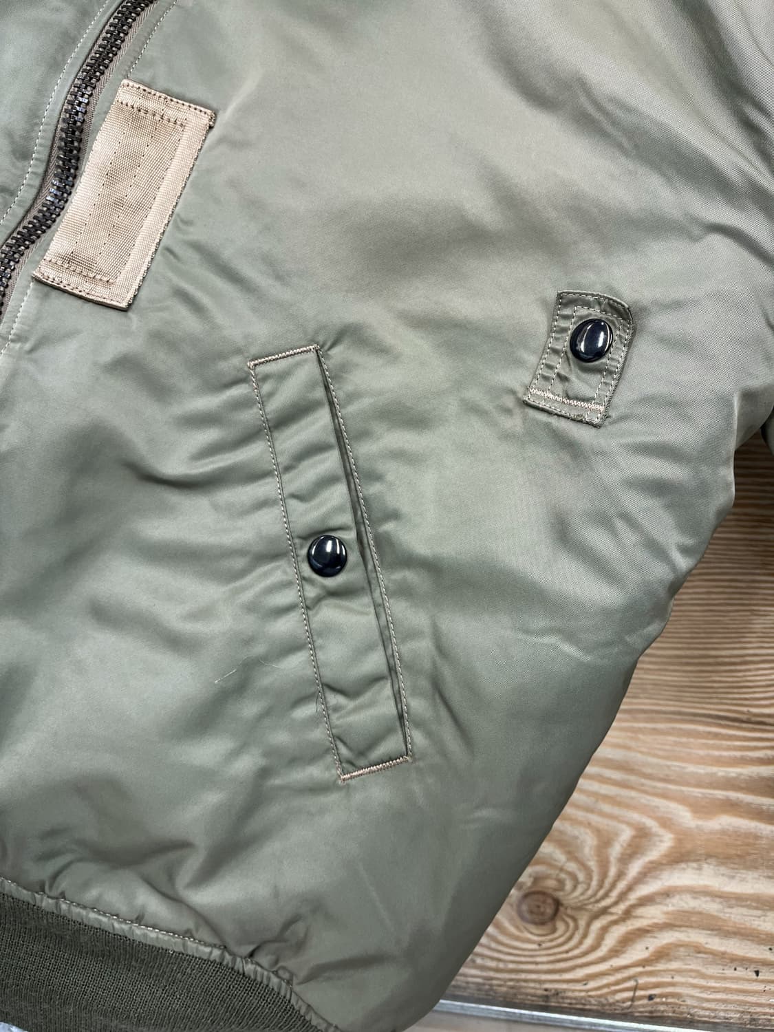 카모랜드 U.S.A.F B-15 플라이트 자켓 상품이미지7