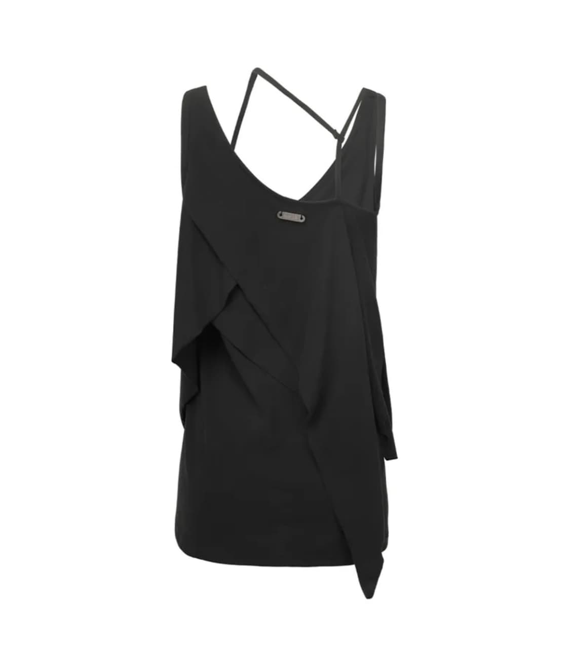 나체 SHIRRING LAYERED SLEEVELESS BLACK 상품이미지5