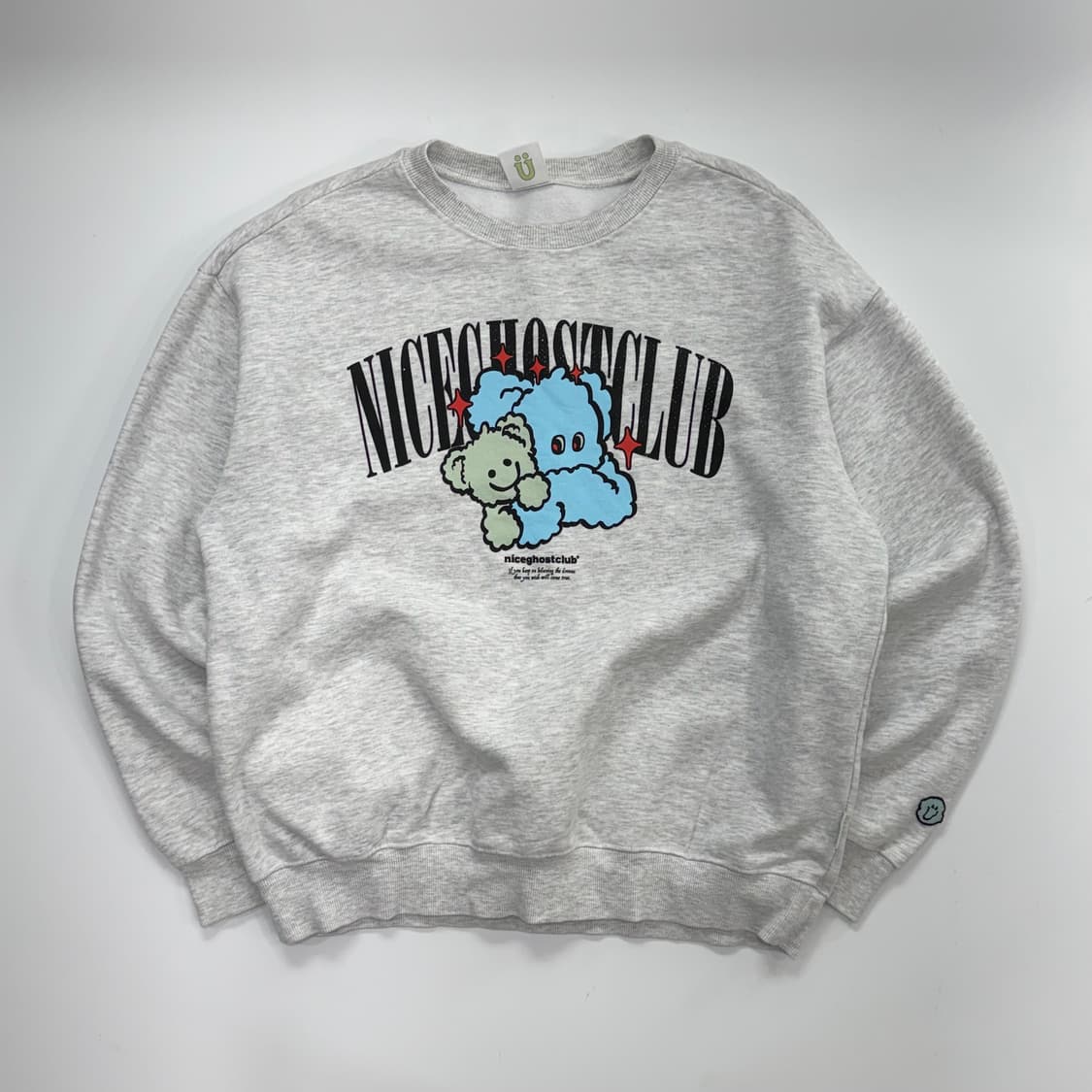 Nice ghost club 나이스코스트 클럽 멜란지 맨투맨  상품이미지3