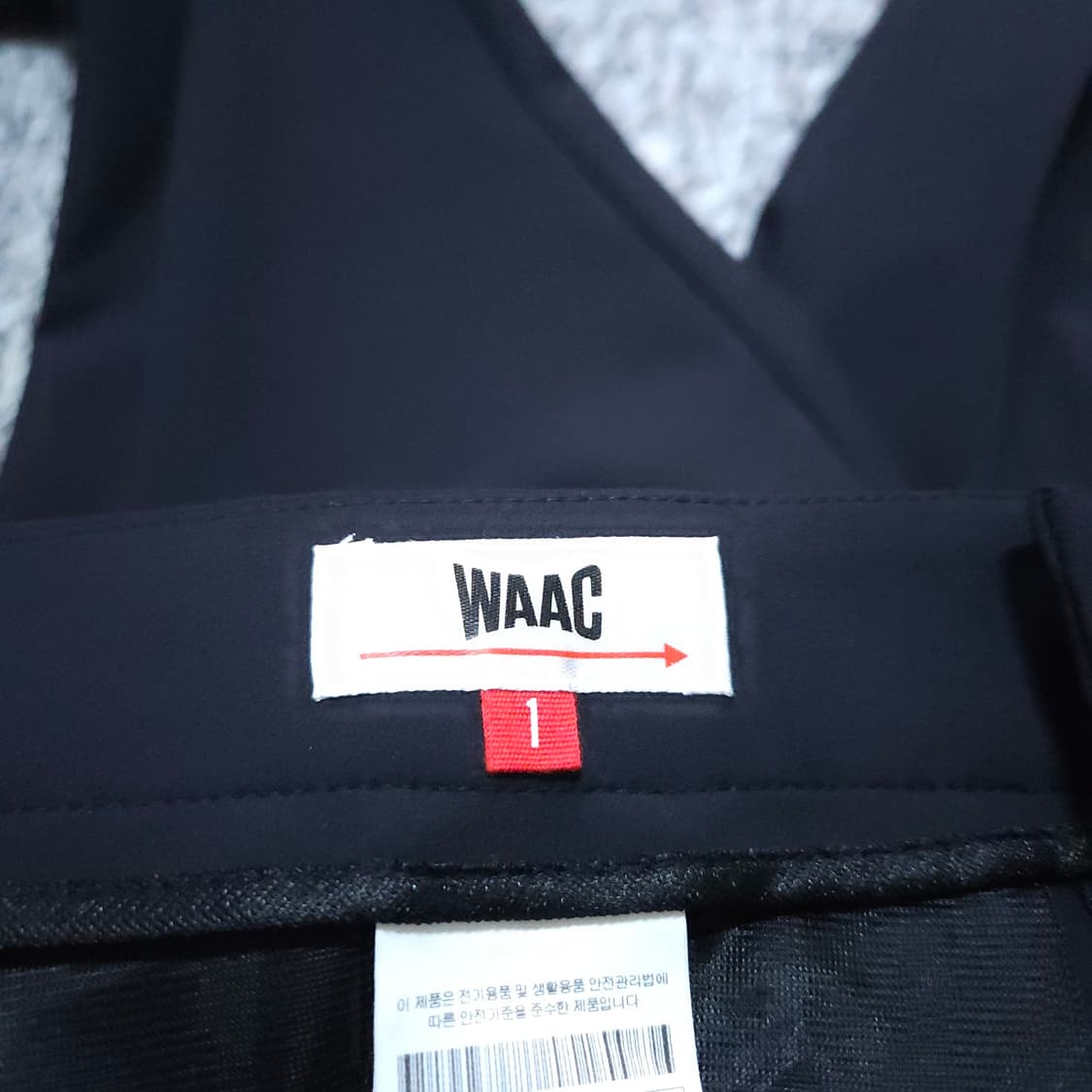 왁waac) 32(81) 남성 블랙 춘추골프바지 / 왕눈이샵 상품이미지8