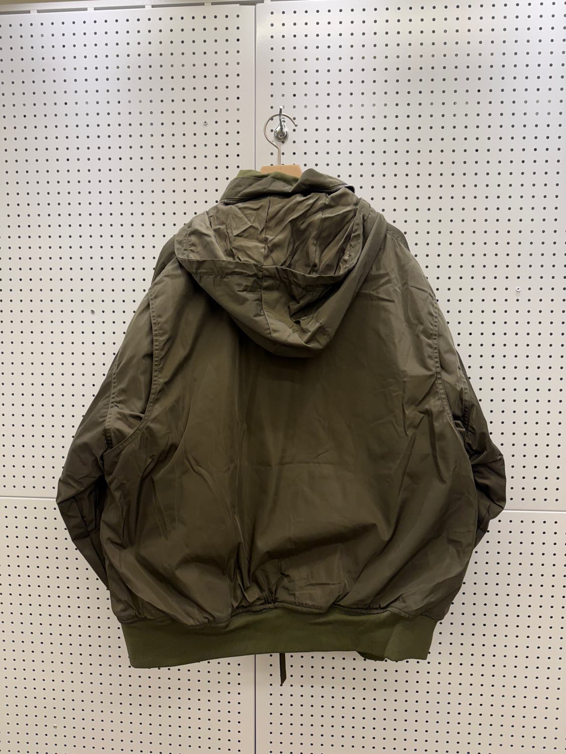 후드 MA-1 항공 점퍼 카키 U533 상품이미지3