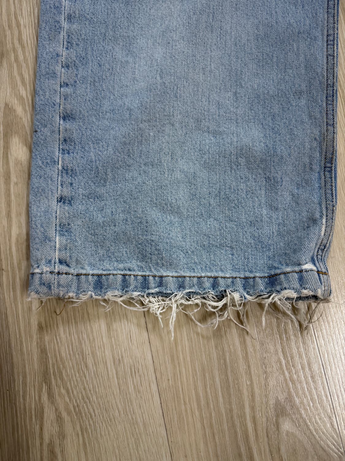 발렌시아가 풀업 데님 진 연청 /m 상품이미지7