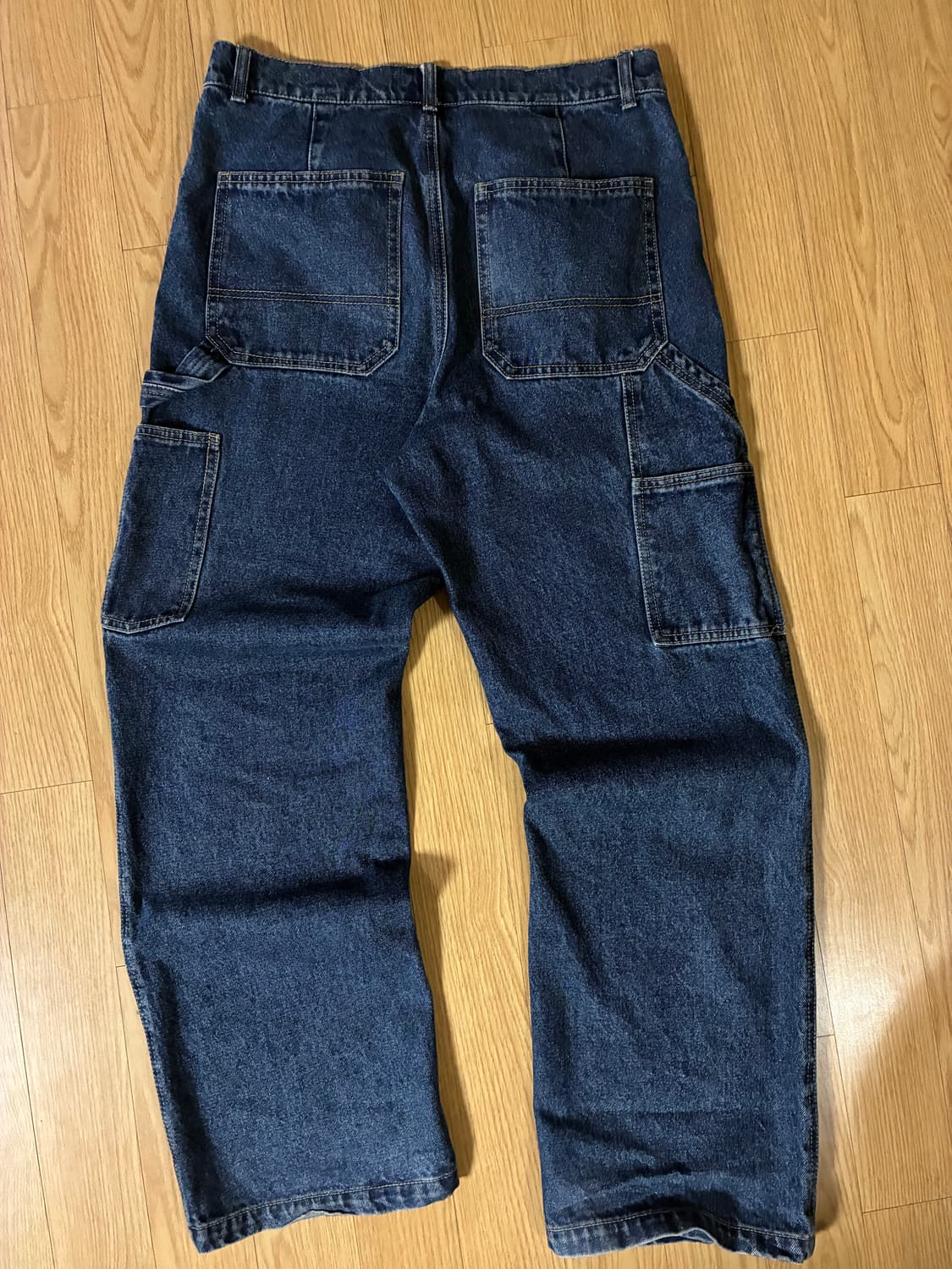 엑스트라오디너리 더블니 팬츠 인디고 L 상품이미지3