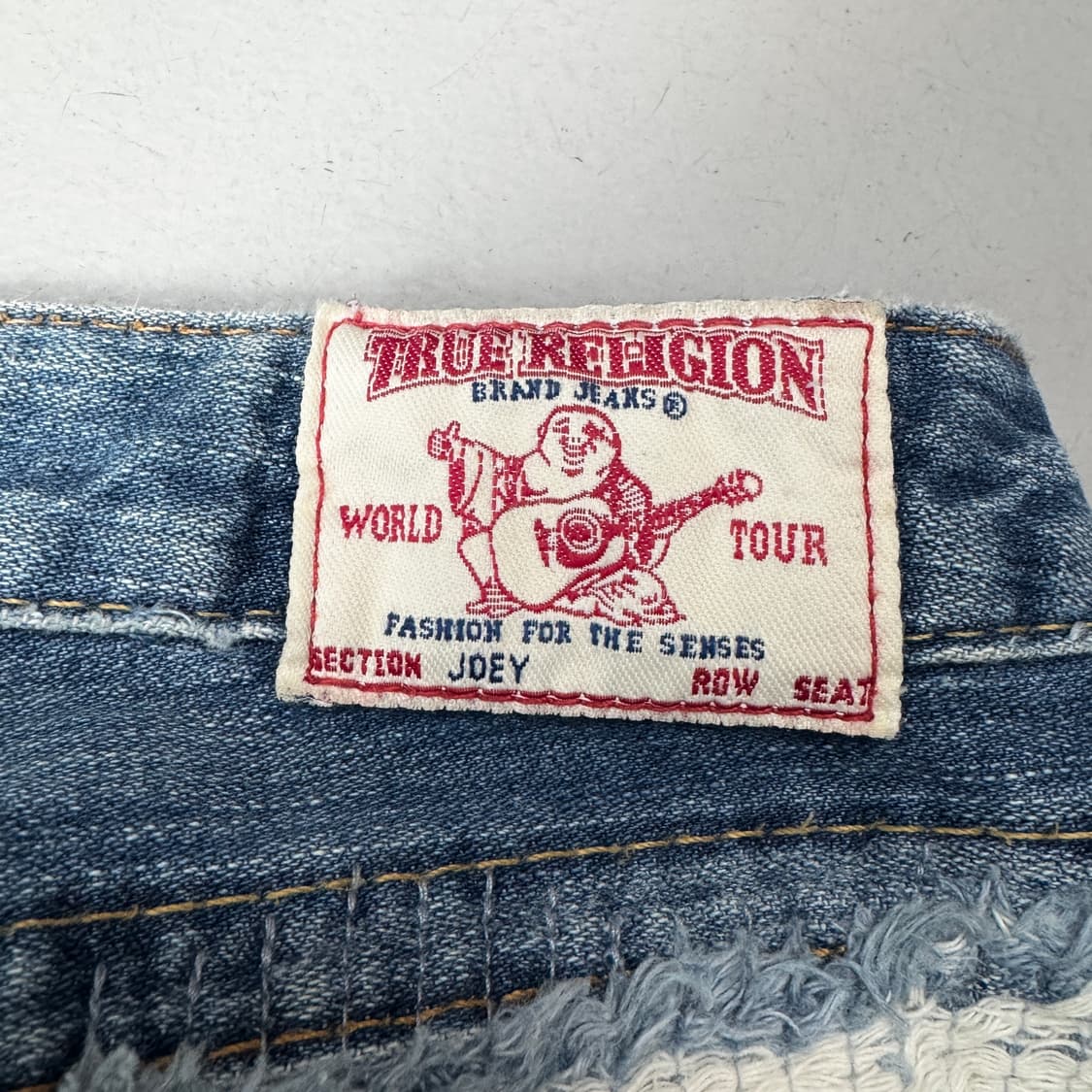 트루릴리전 Y2K 조이 부츠컷 디스트레스드 데님팬츠 상품이미지8