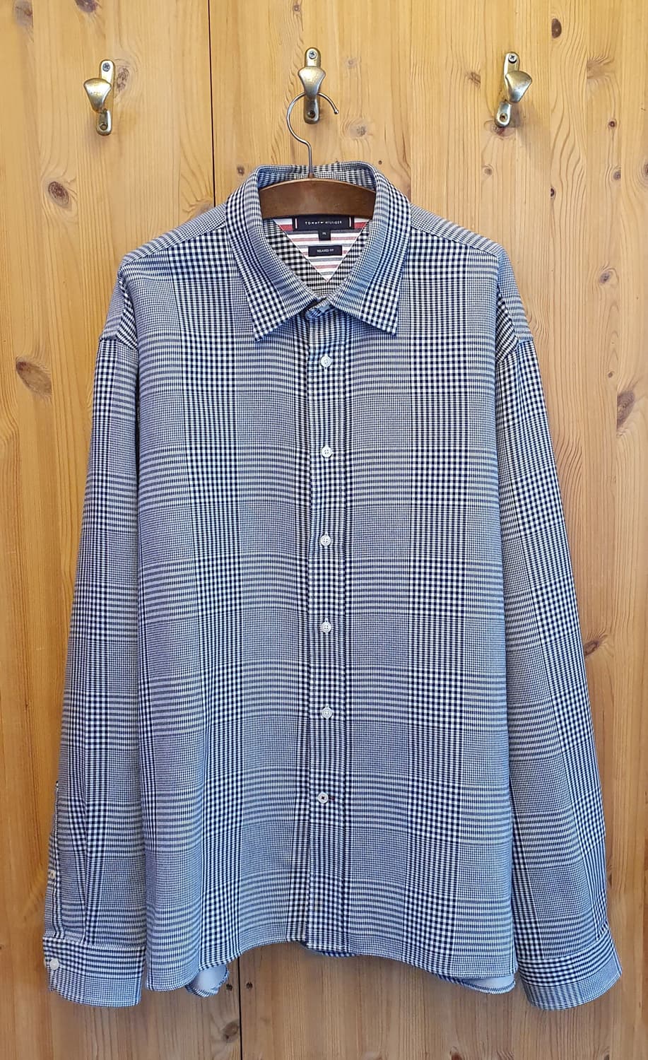 110/120.타미 릴렉스드 체크셔츠 상품이미지1