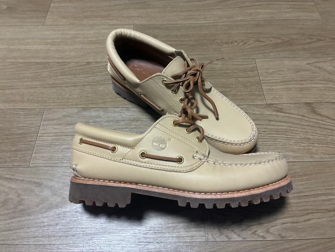 270) 팀버랜드 3아이 보트슈즈 베이지 상품이미지1