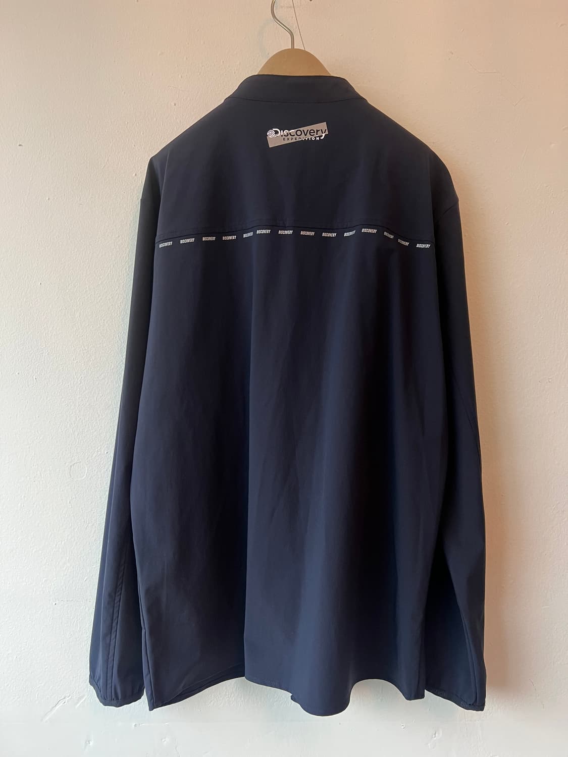 디스커버리 남성 네이비 바람막이점퍼 간절기점퍼 상품이미지3