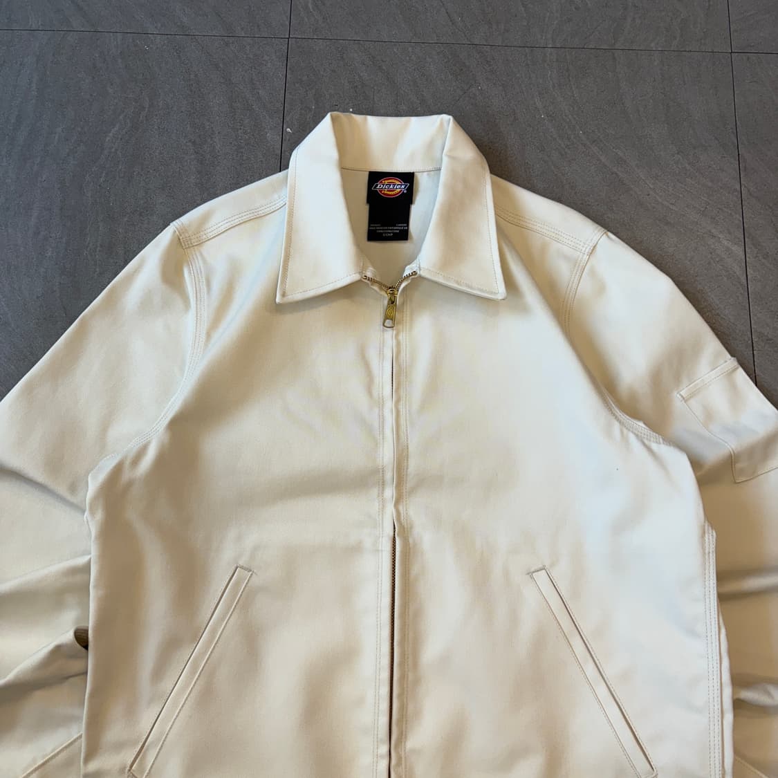 디키즈 정품 아이젠하워 화이트 워크 자켓  상품이미지3