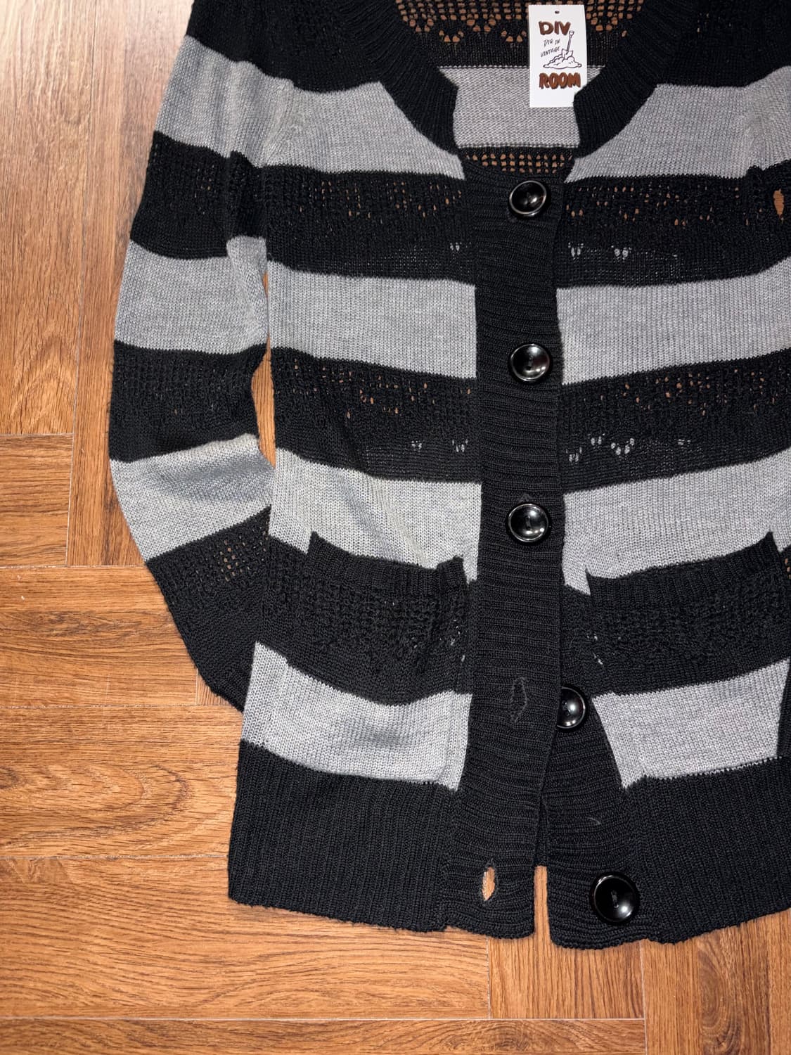 빈티지 스트라이프 가디건 상품이미지5