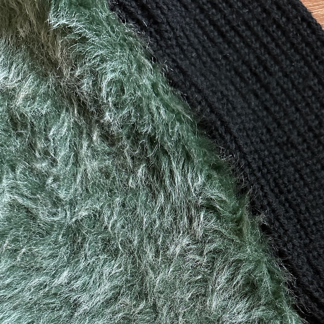 50‘s Italiana fake fur switching knit 상품이미지5