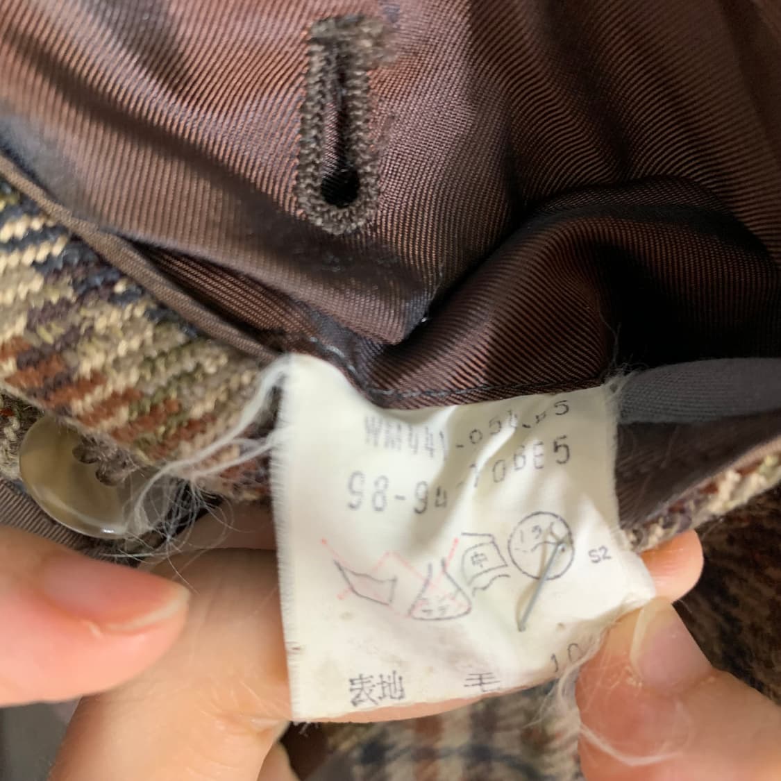 버버리 정품 빈티지 체크 블레이저 자켓 남녀공용 긱시크 닥스 상품이미지8
