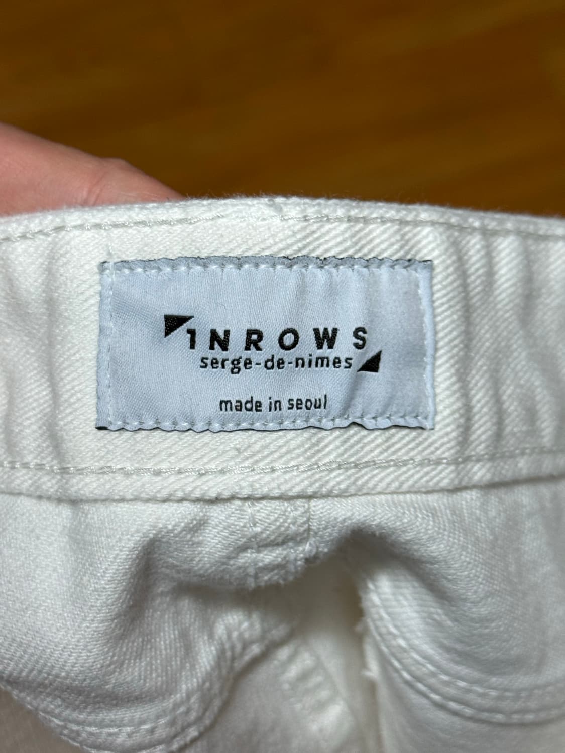 인로우스 - 피렌체 워싱 투턱 컴폴트 와이드 (오프화이트/28) 상품이미지3