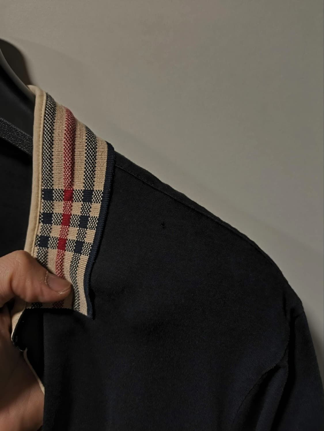 XL 버버리 레트로 카라넥 티셔츠 상품이미지7