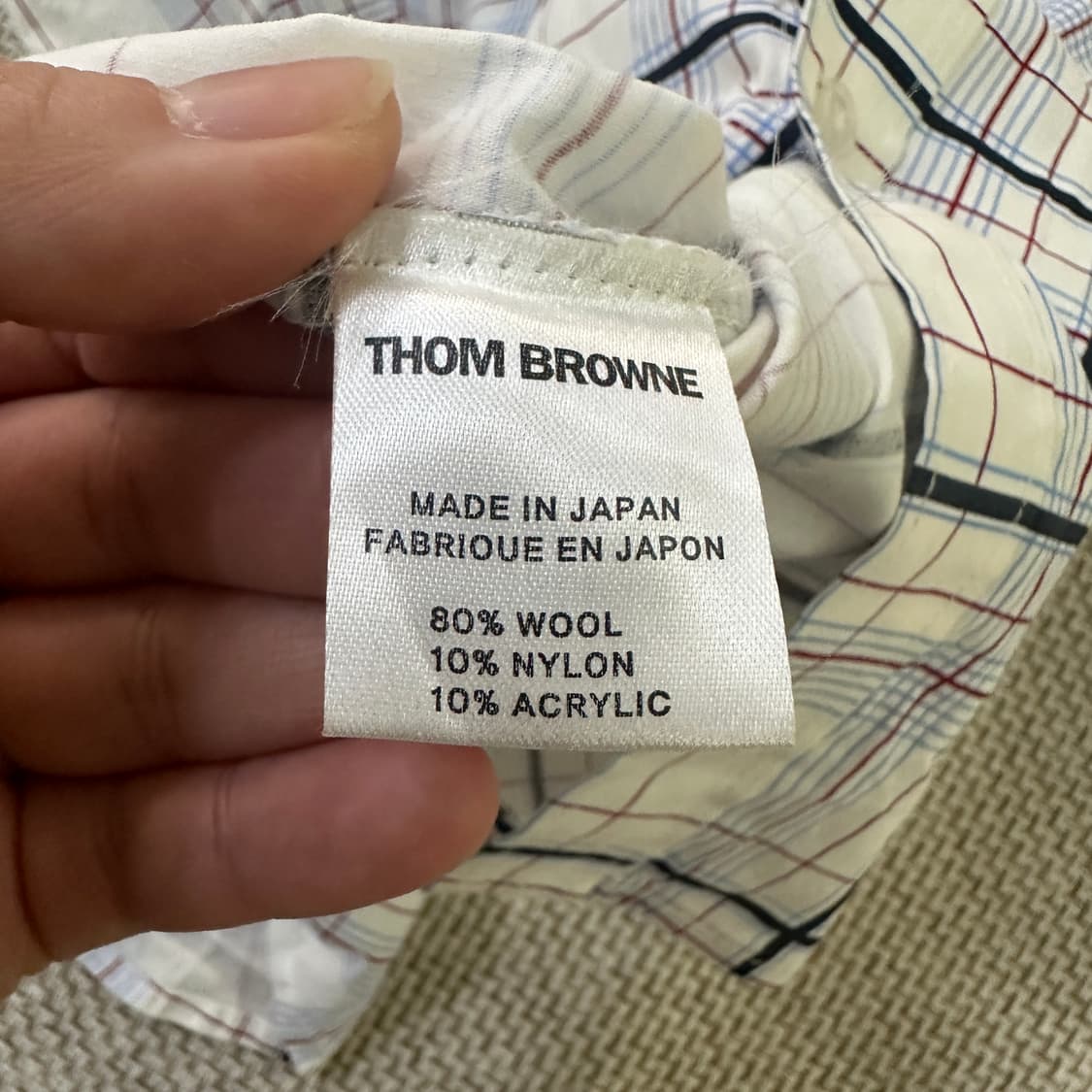 XL 체크 남성용 긴팔 셔츠 0326D 상품이미지3