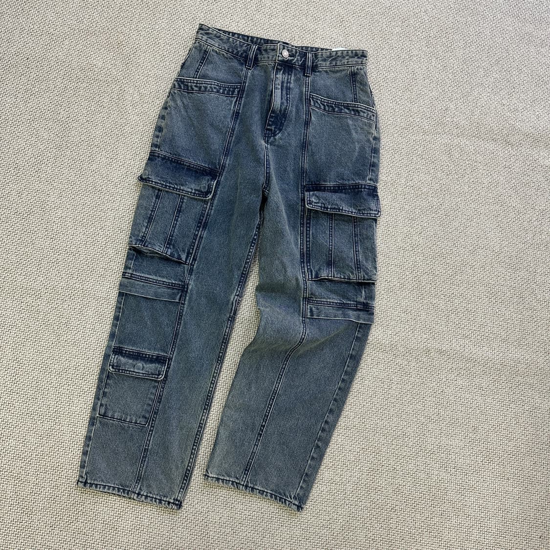 00M 일꼬르소 유틸리니 카고 데님 0421D 상품이미지1