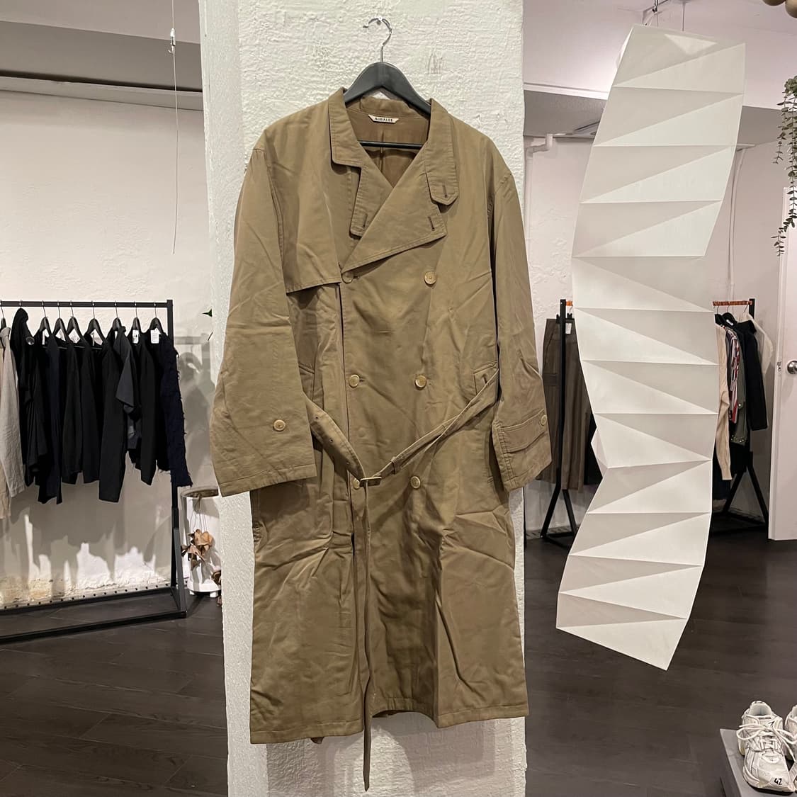 오라리 오버사이즈 트렌치 코트 상품이미지1