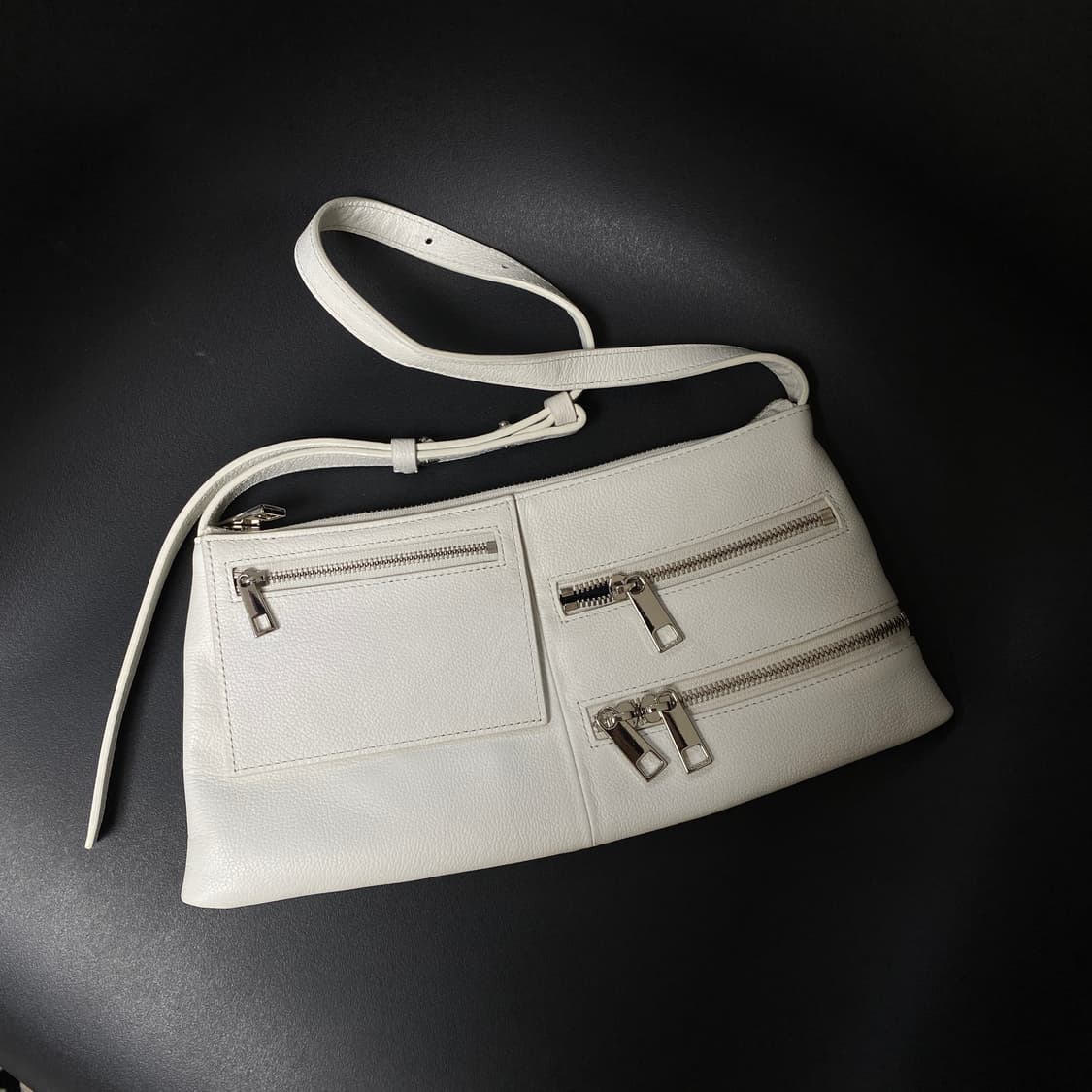 메스콜라토 ZIIP BAG 짚백 크림 상품이미지2