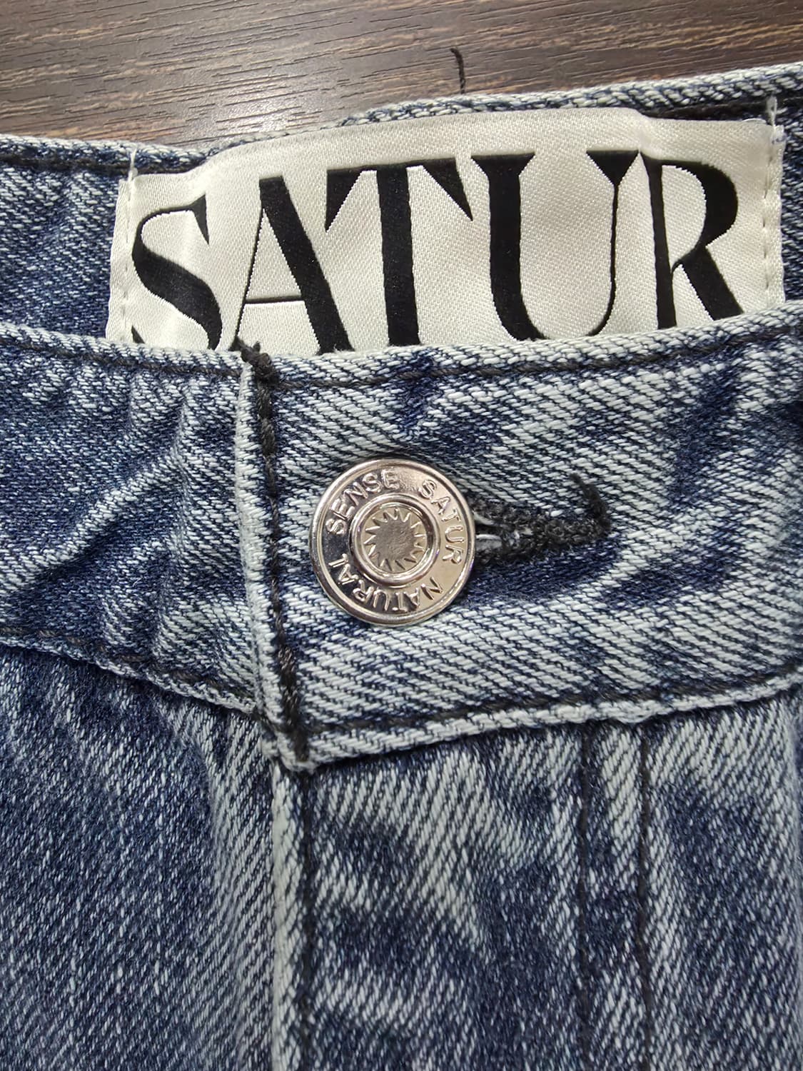 세터 크리즈 와이드 데님팬츠 M 상품이미지2