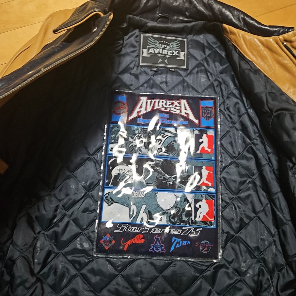 아비렉스 75ers 레더자켓 2xl 상품이미지3