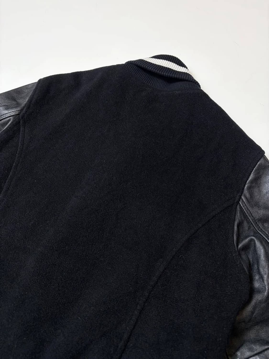 플레인바닐라 캐시미어 소가죽 바시티 자켓 PN9213 상품이미지4