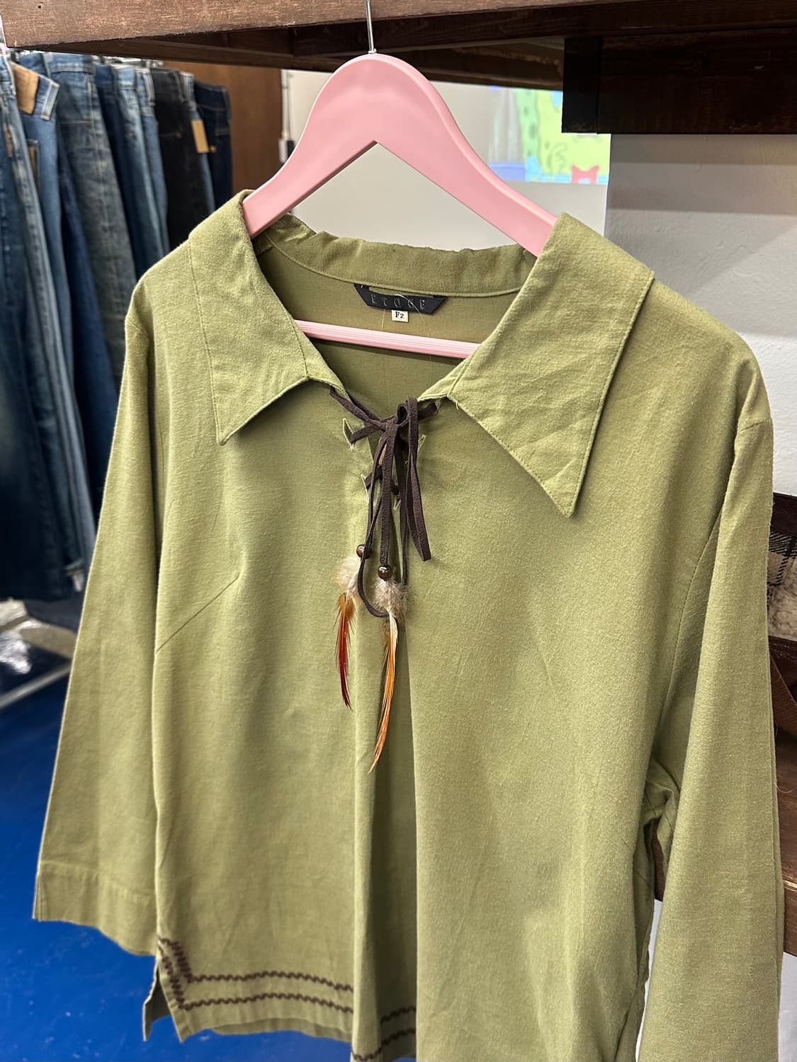 Etage 인디언 카라 슬리브 상품이미지4