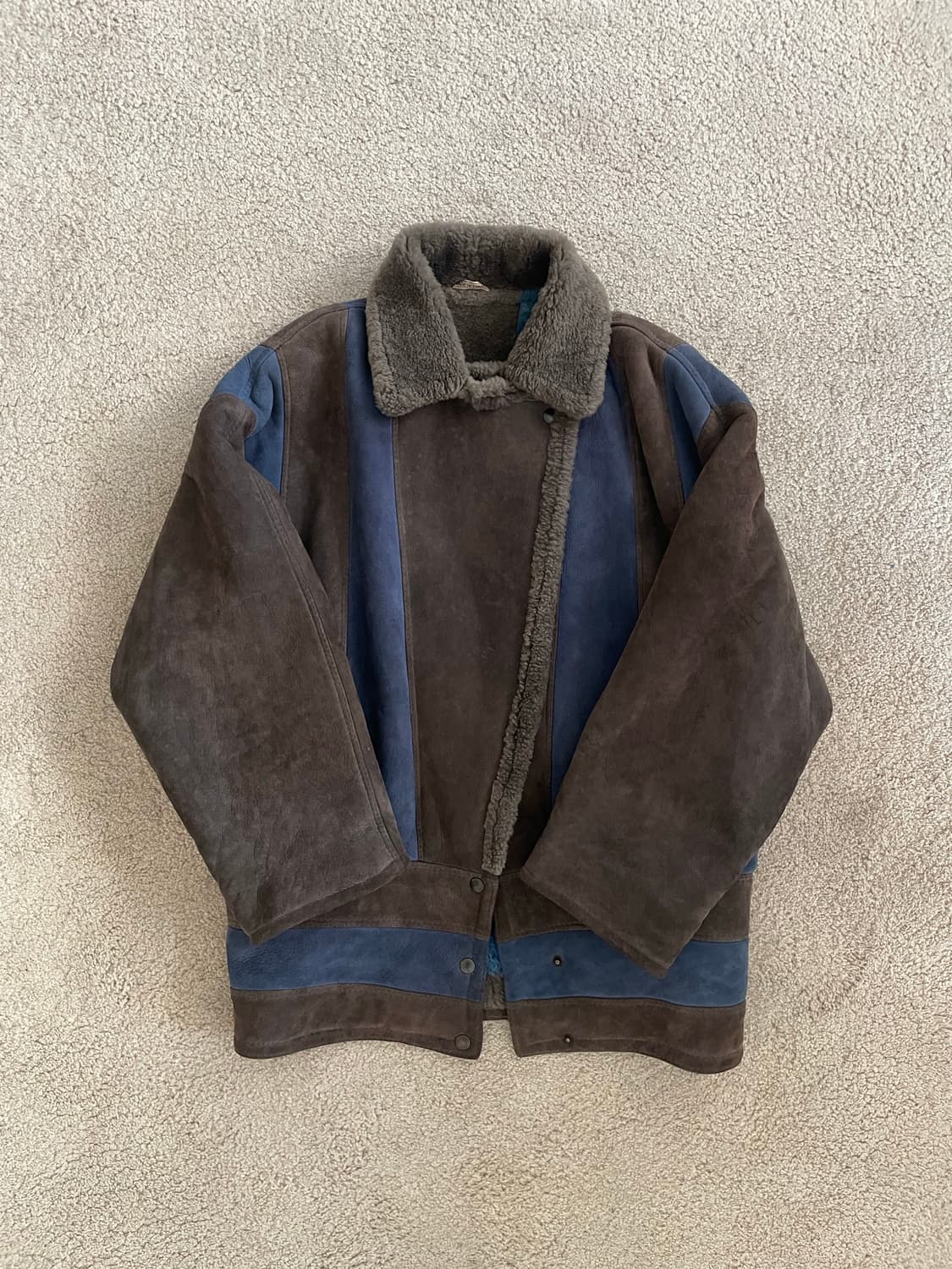 vintage France shearling mouton coat 상품이미지2