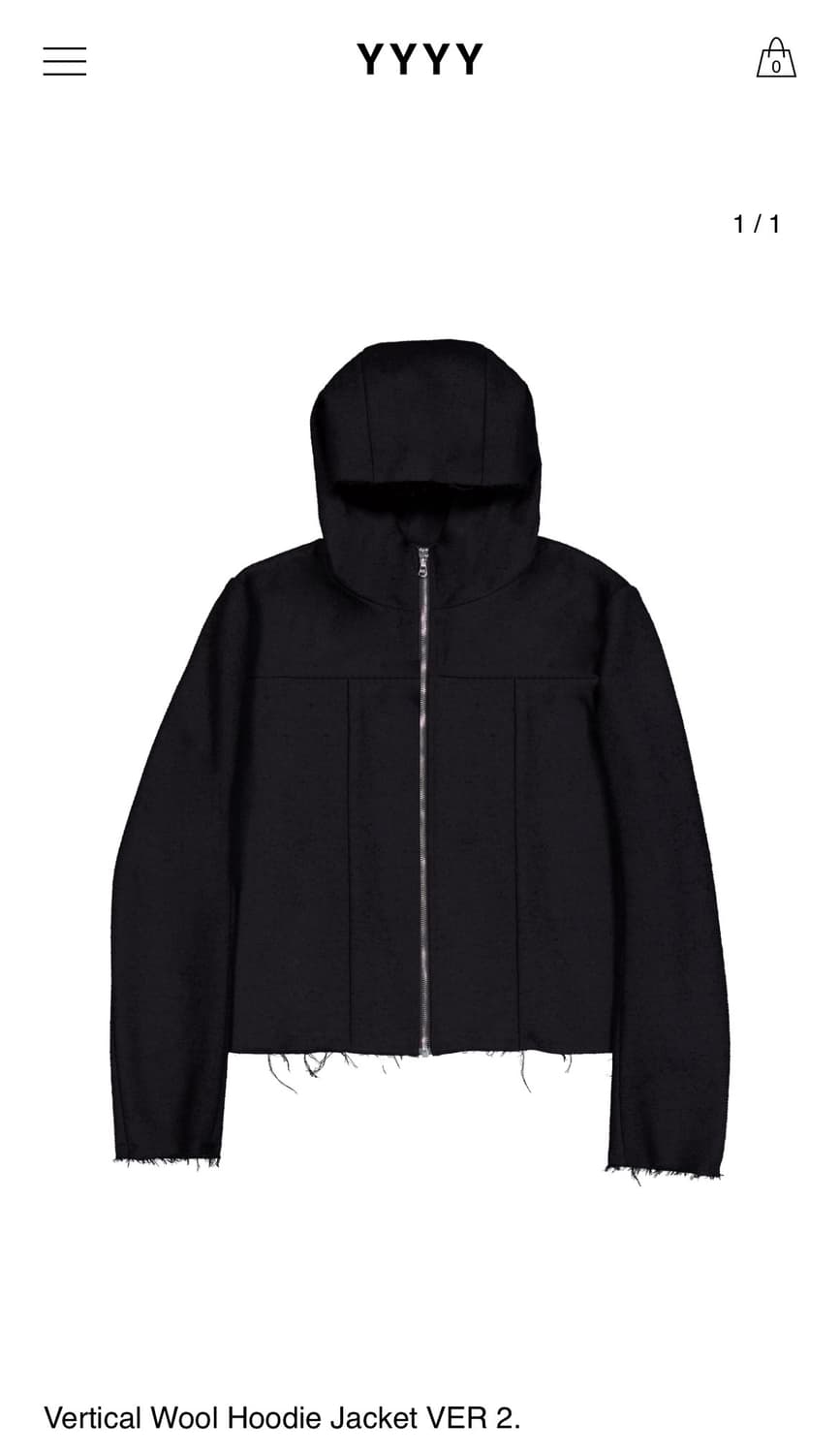YYYY 버티컬 울 후드 자켓 삽니다 상품이미지1