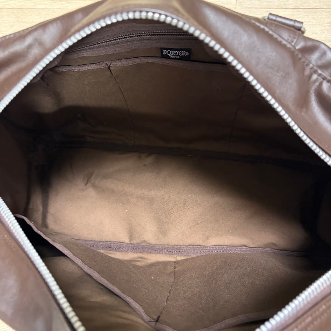 요시다포터 porter 프리스타일 보스턴백 브라운 (미사용에 가까움) 상품이미지7