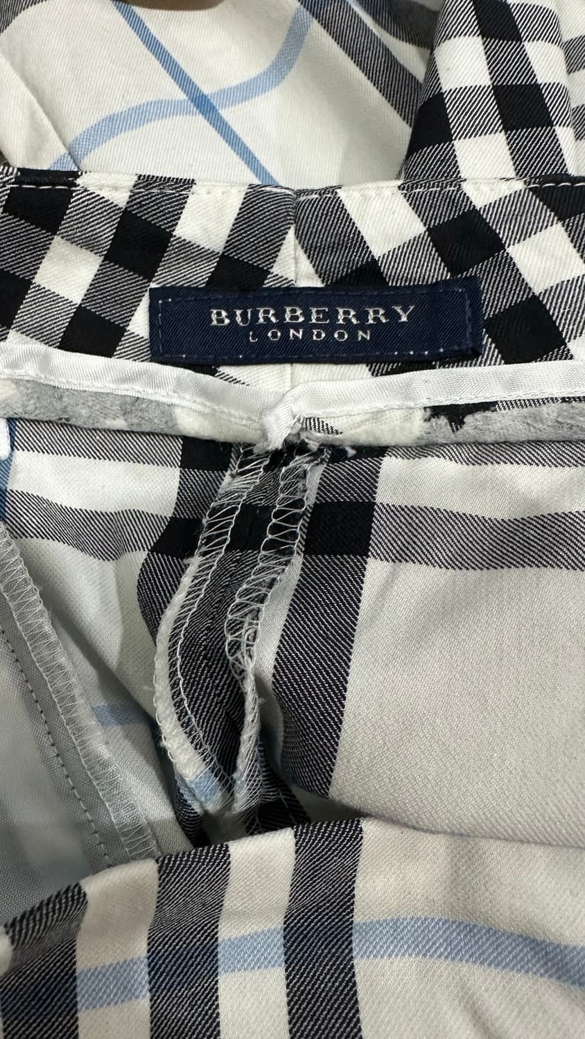 버버리 런던 체크무늬 바지 S 정품 상품이미지3