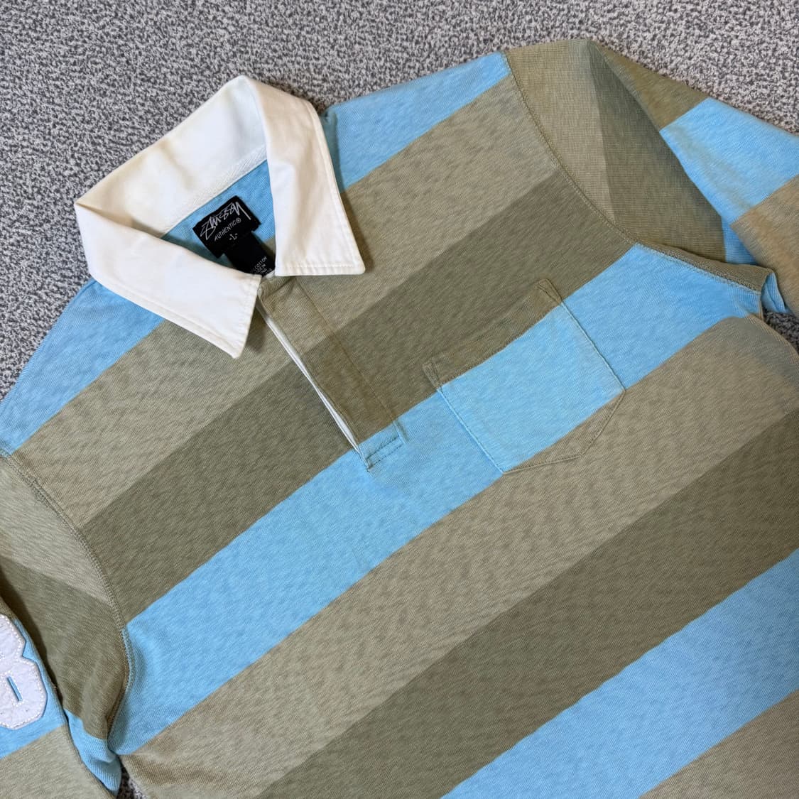 2000s 스투시 1989 월드투어 럭비티 상품이미지1