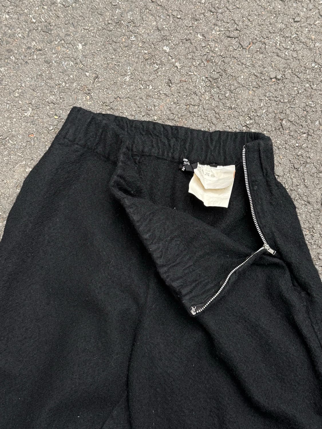 꼼데가르송 트리콧 크롭드 트라우저 울 팬츠  상품이미지2