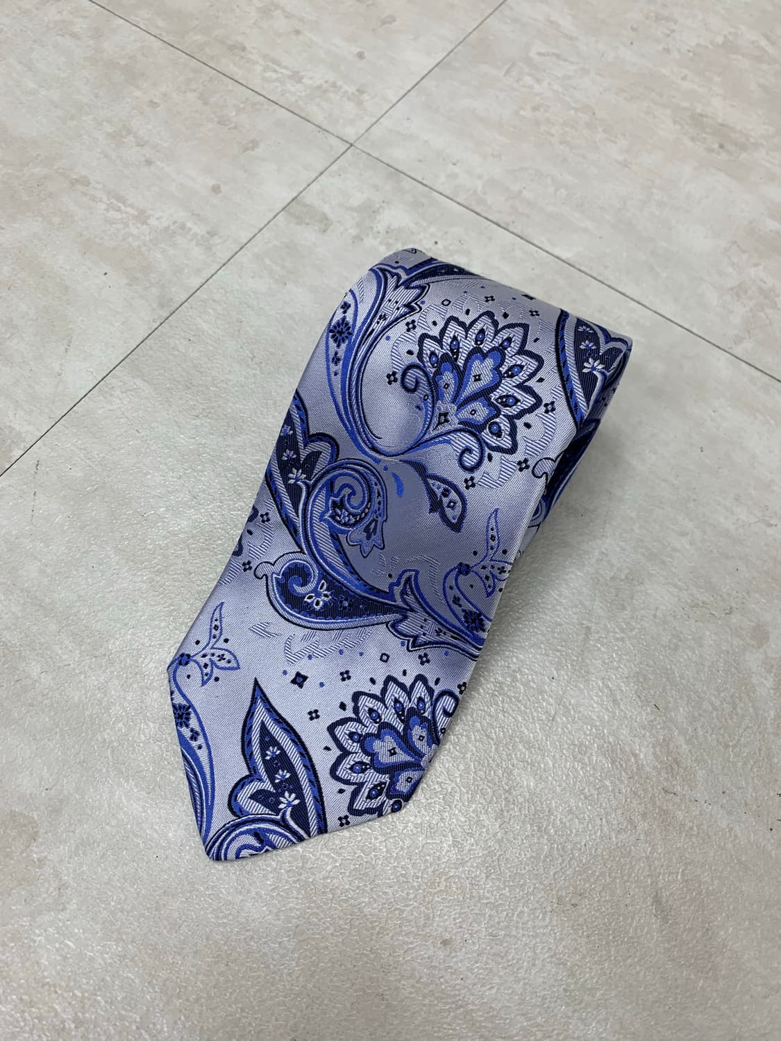 겐조 블루 플라이 패턴 넥타이 #287 상품이미지1