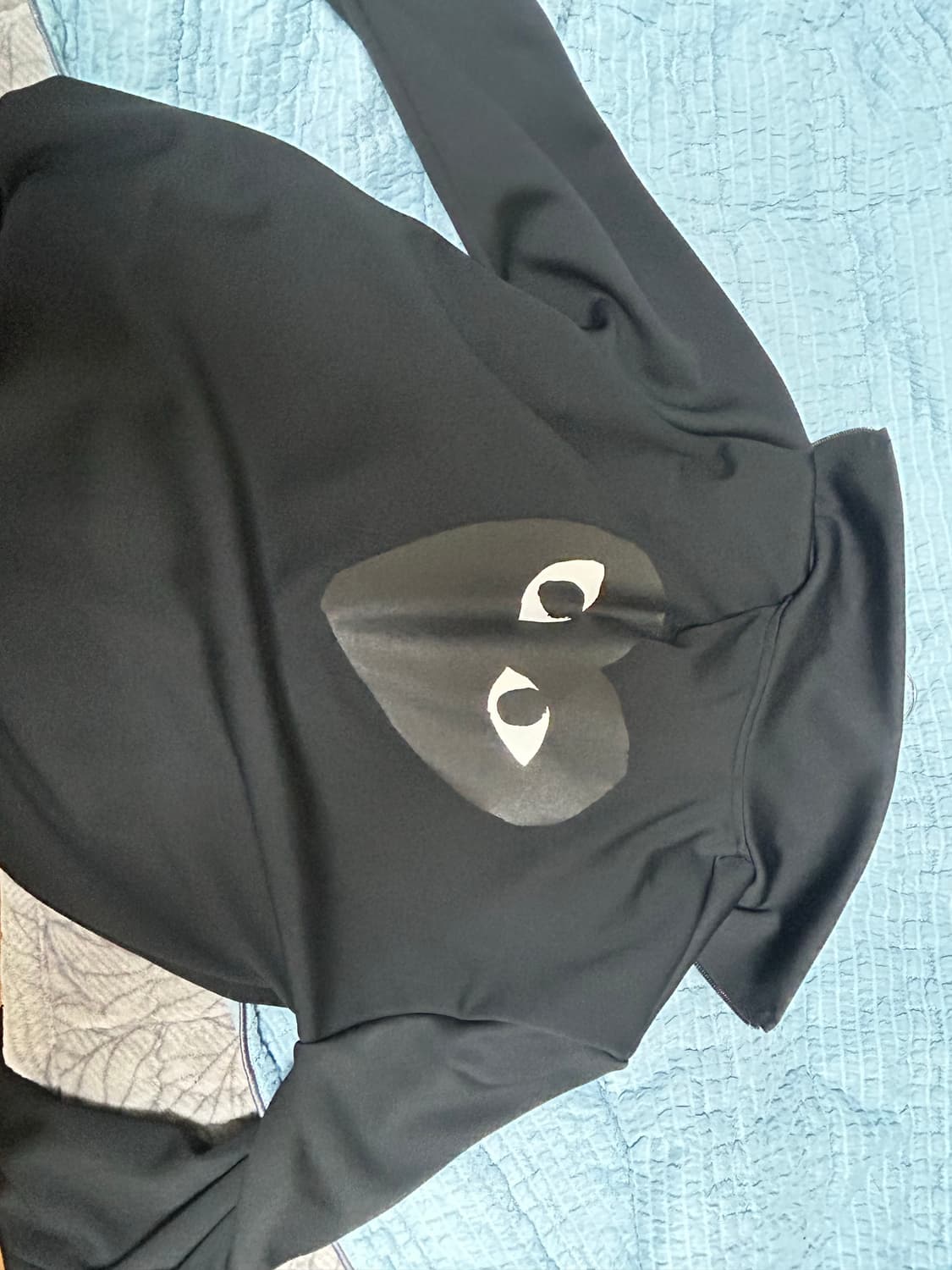 꼼데가르송 빅 블랙하트집업 상품이미지3