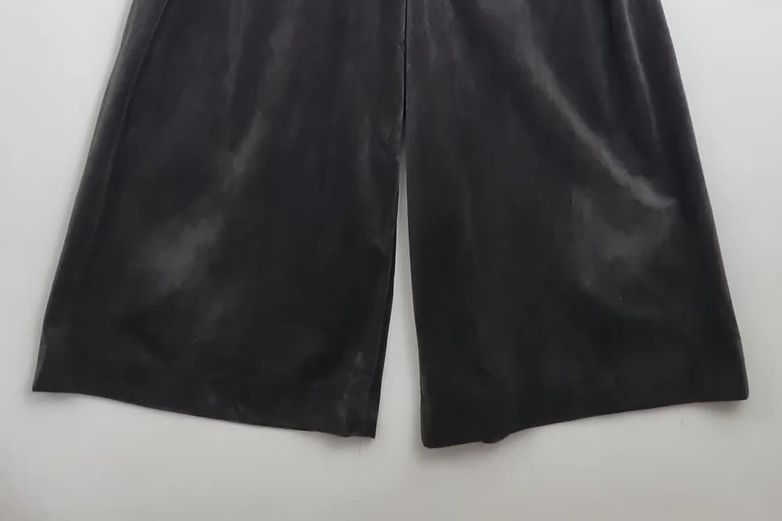 꼼사이즘 블랙 코듀로이 와이드 팬츠  상품이미지4