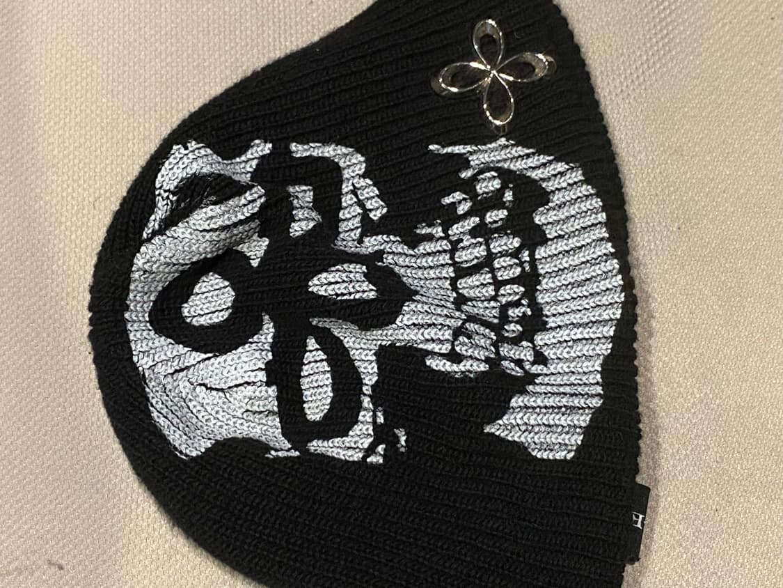 Surgery skull born beanie black os 상품이미지3