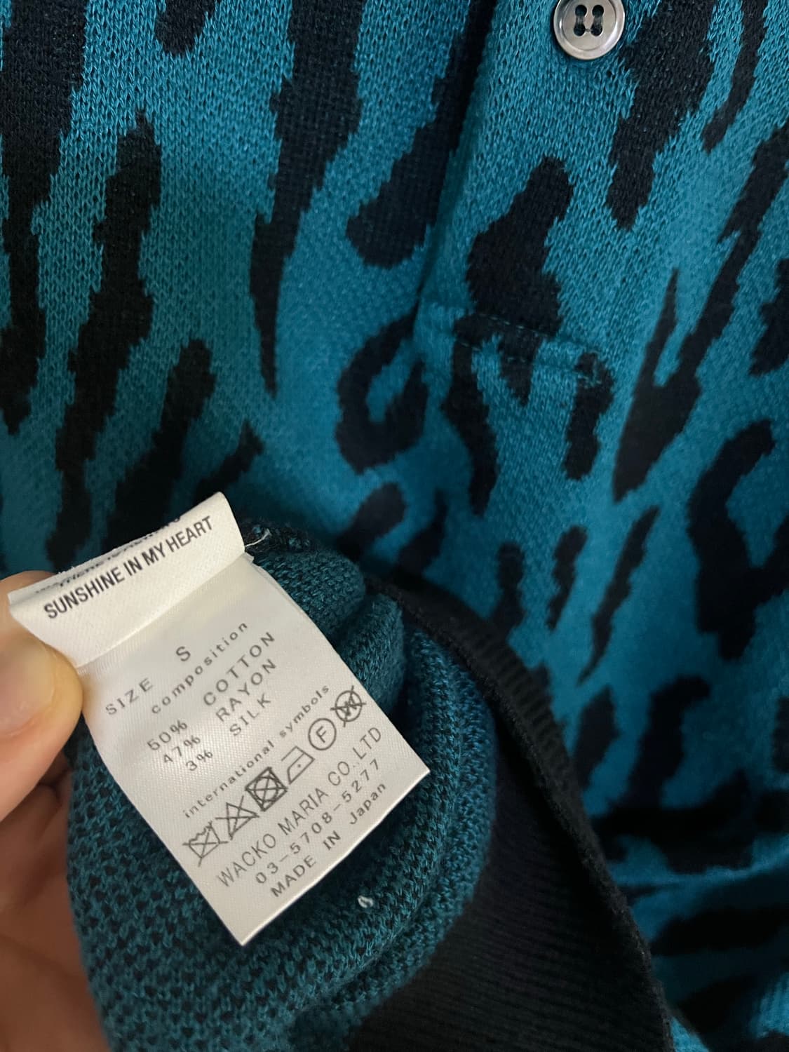 WACKO MARIA 22FW 레오파드 폴로 셔츠 상품이미지6