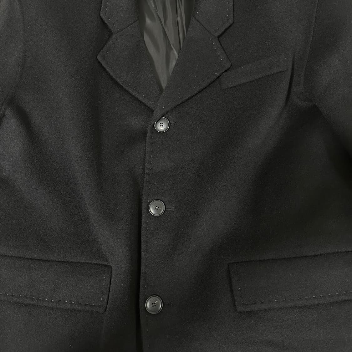 3(105-110) 새상품 홉스 램스울 핸드메이드 싱글자켓 상품이미지3