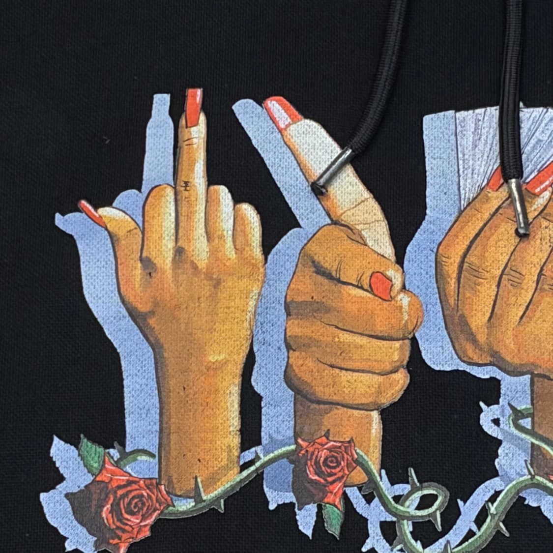 USA 미국 빈티지 핑거 후드티 상품이미지4