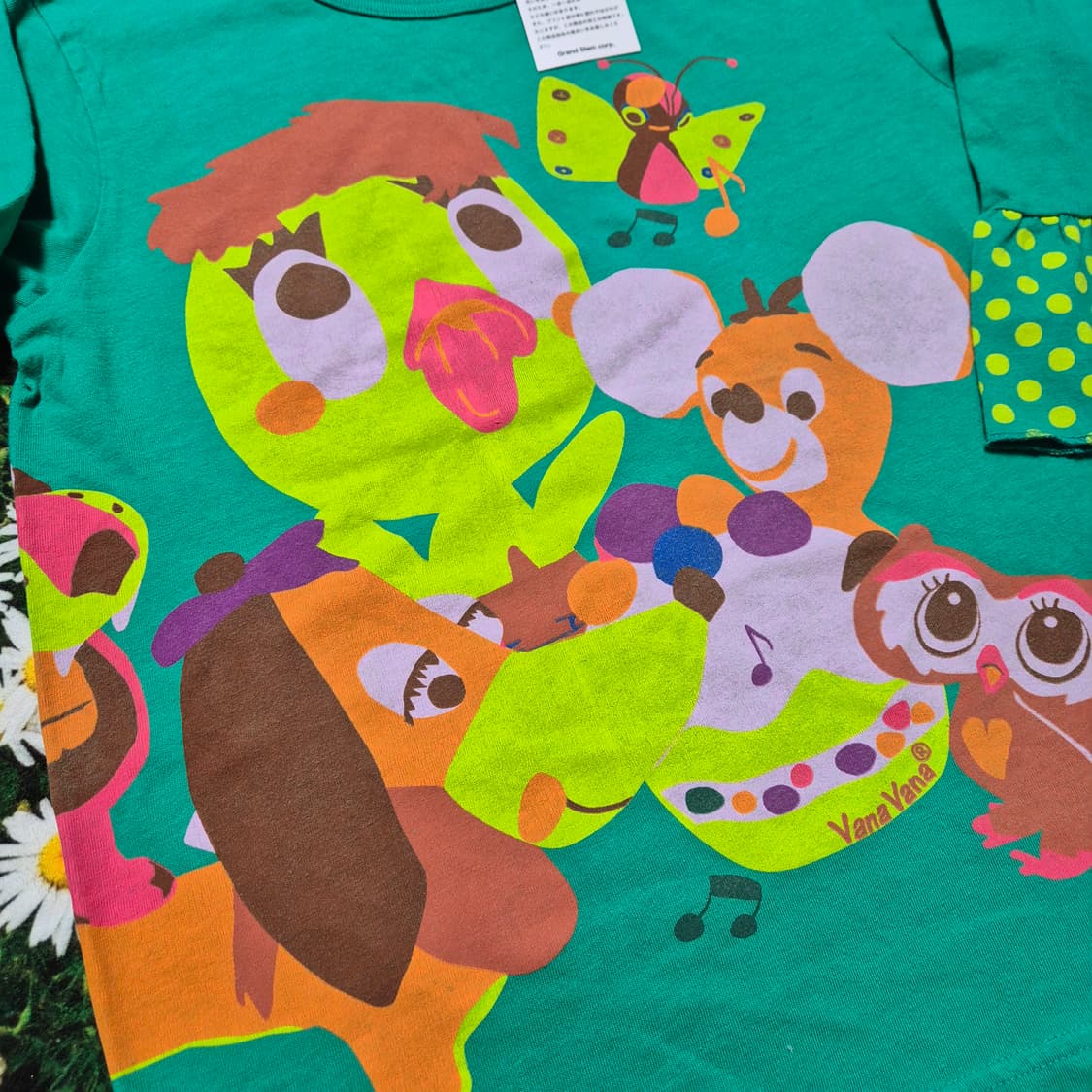 일본 VANAVANA 바나바나 7부 티셔츠 M (160) 새상품 상품이미지2