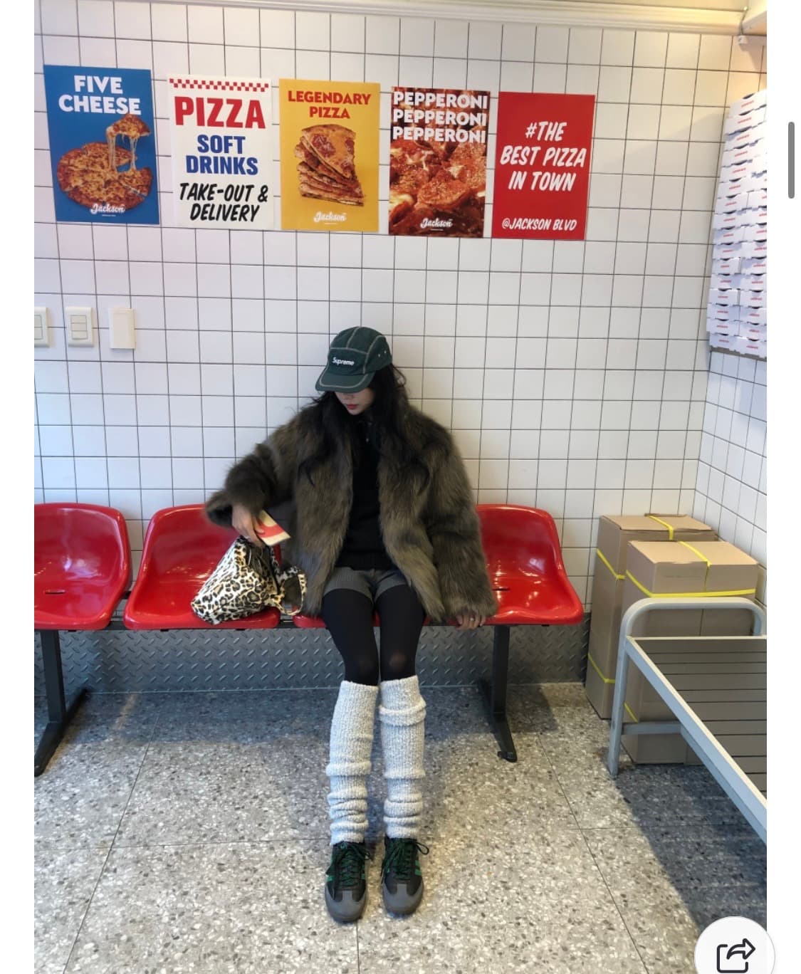 nandle 에이치 퍼 자켓 상품이미지4