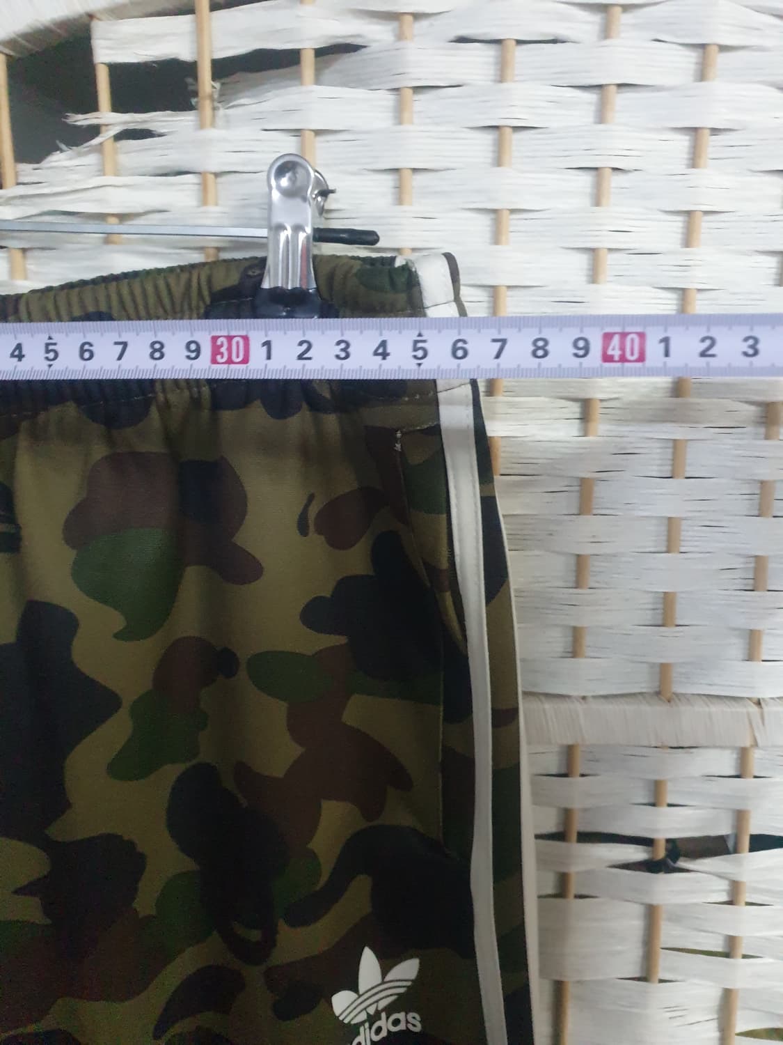 아디다스 x 베이프 카모 트레이닝 바지 L 상품이미지6